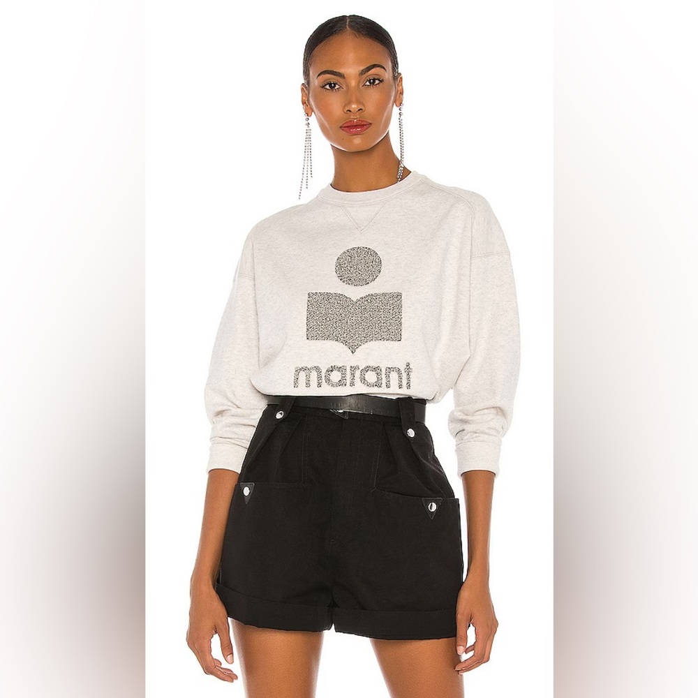 Isabel Marant Teloya sweatshirt in grey. Size 34 / Xs.